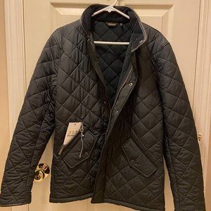 Barbour Powell Men's Quilted Jacket, Size Small, Black. w/ tags